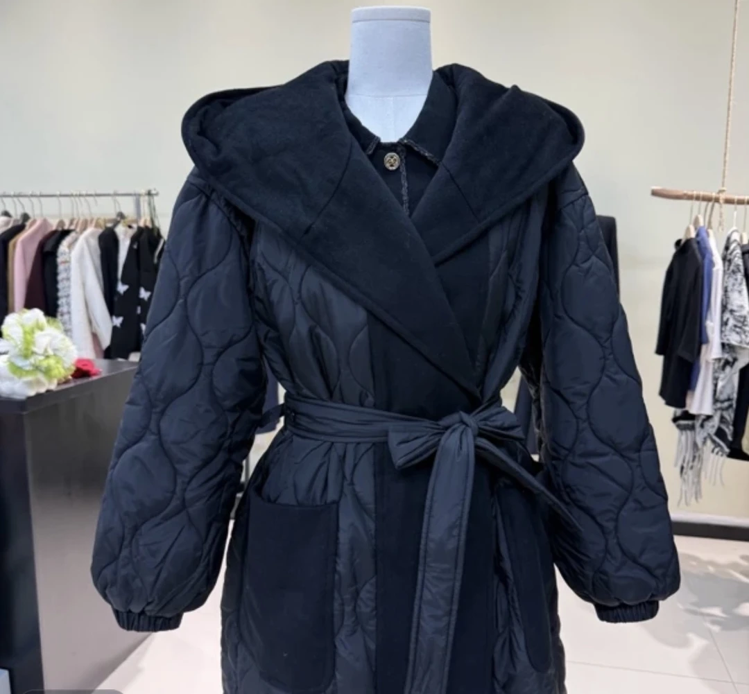 【风格】｜k家显瘦长款棉服