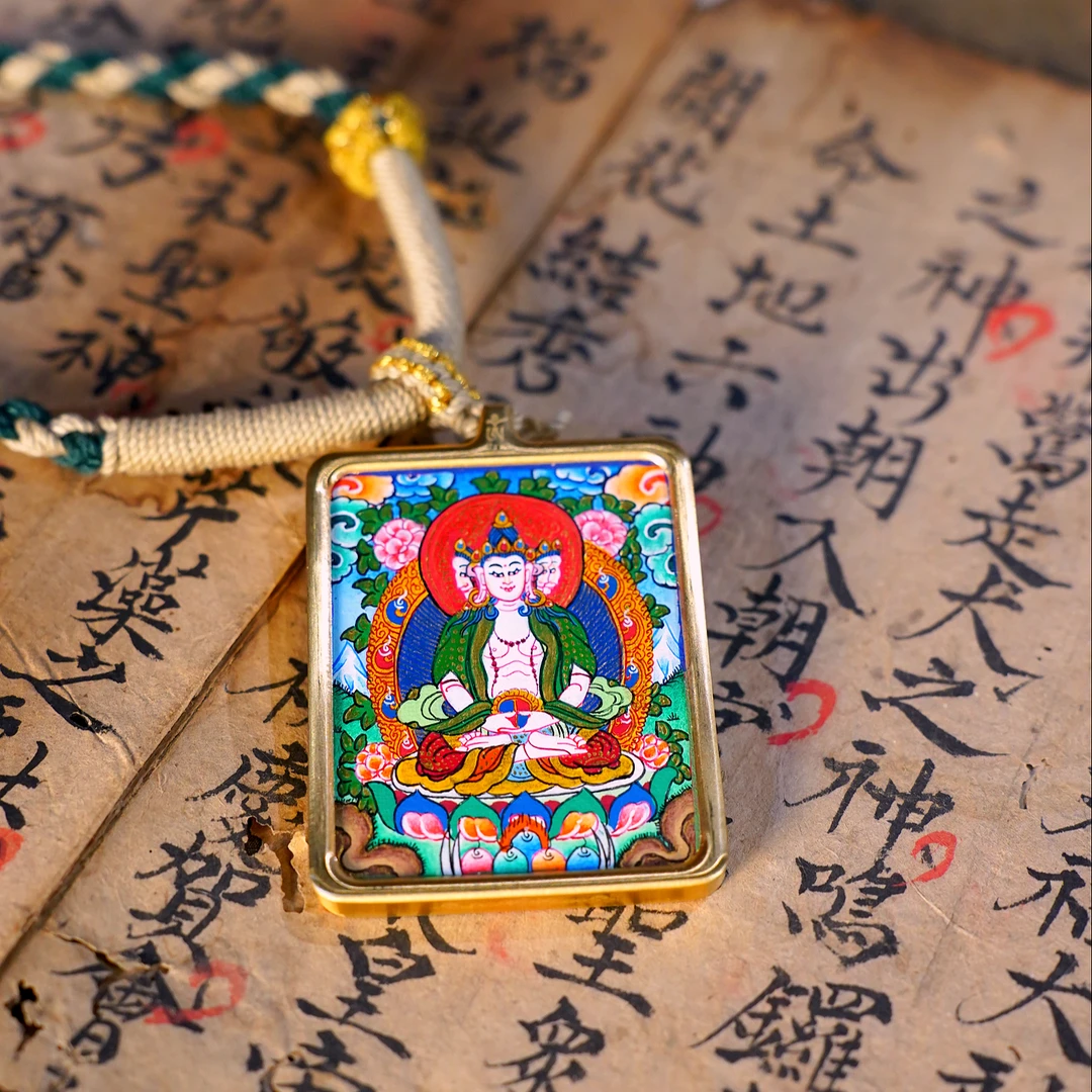 【说唐】‘’本命大日如来‘’纯手工绘制唐卡（矿物料非遗藏地艺术品）