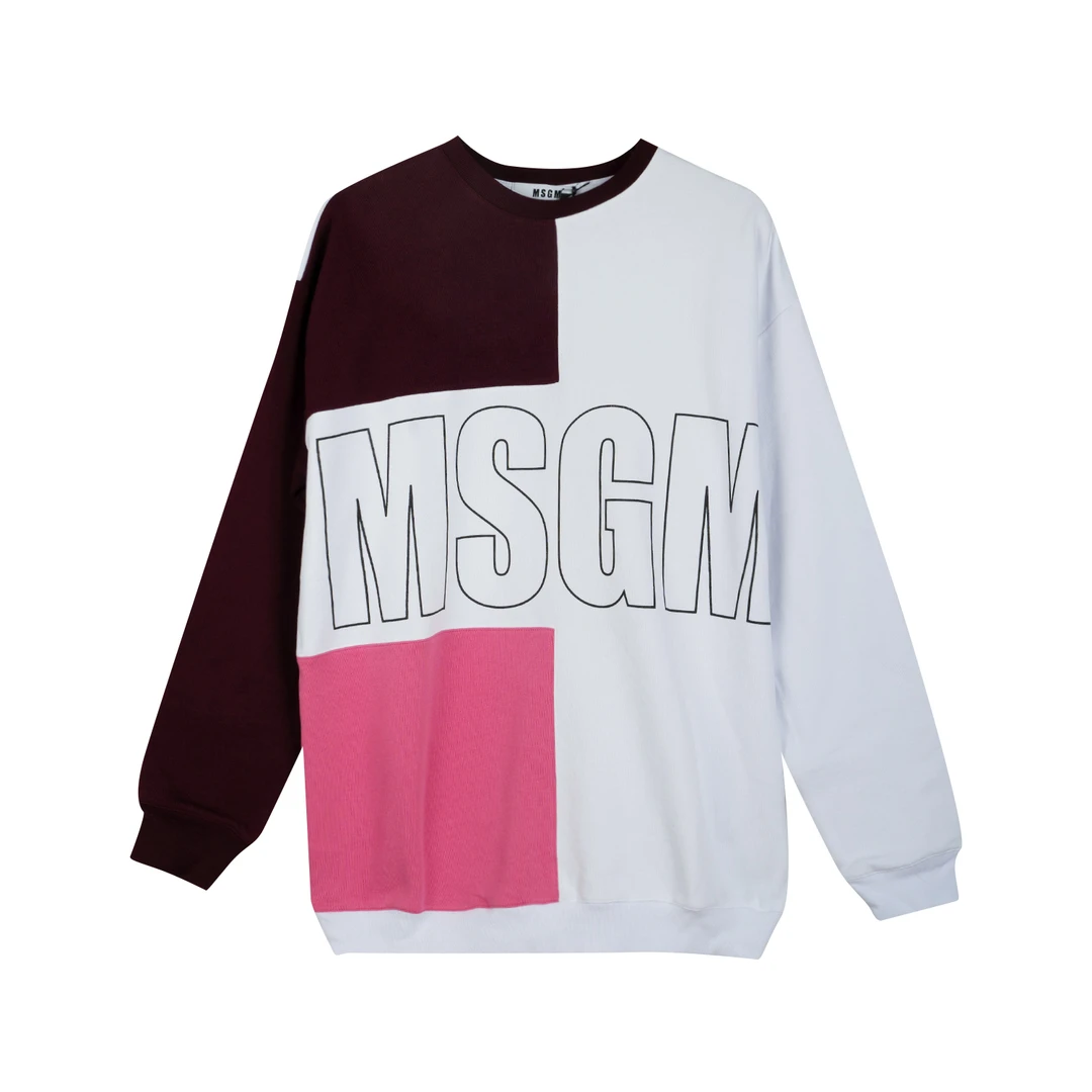 全新未使用  MSGM时尚休闲舒适百搭潮流情侣休闲百搭套头卫衣