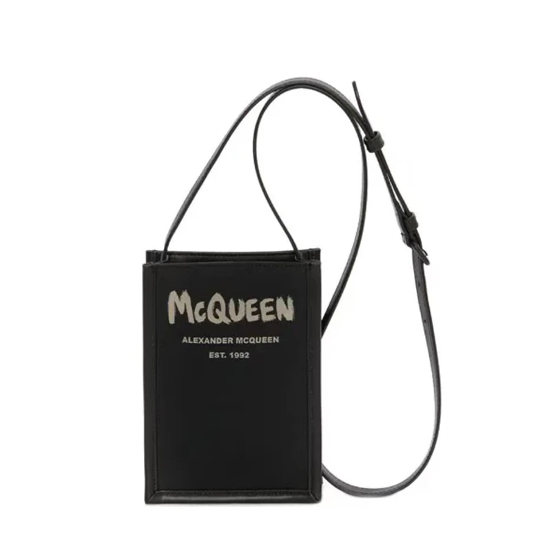 全新未使用 Alexander McQueen/亚历山大·麦昆 提花标志斜挎包