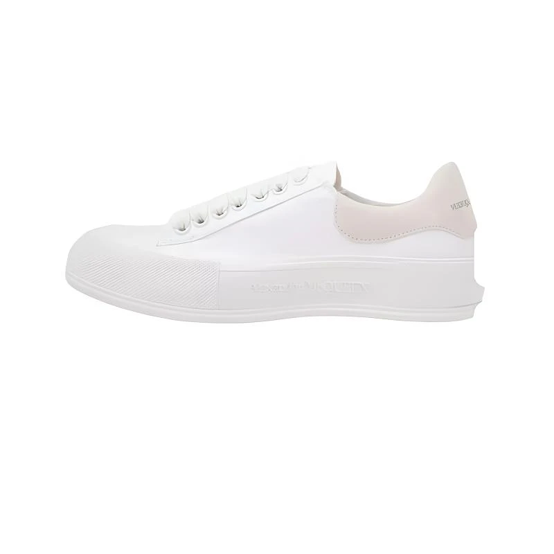 未使用 Alexander McQueen/亚历山大·麦昆 帆布低帮系带运动鞋