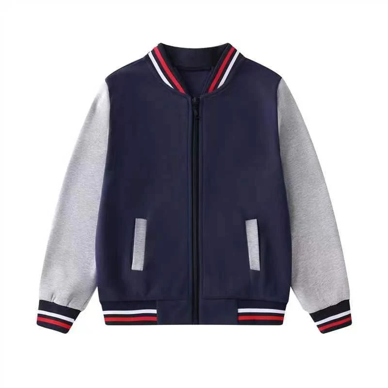 小学生春秋款统一校服英伦学院风运动服枣红藏青色儿童棒球服班服