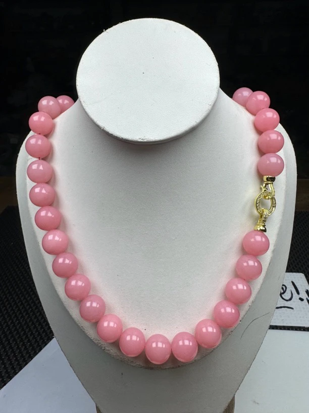 粉色卡14mm项链9001