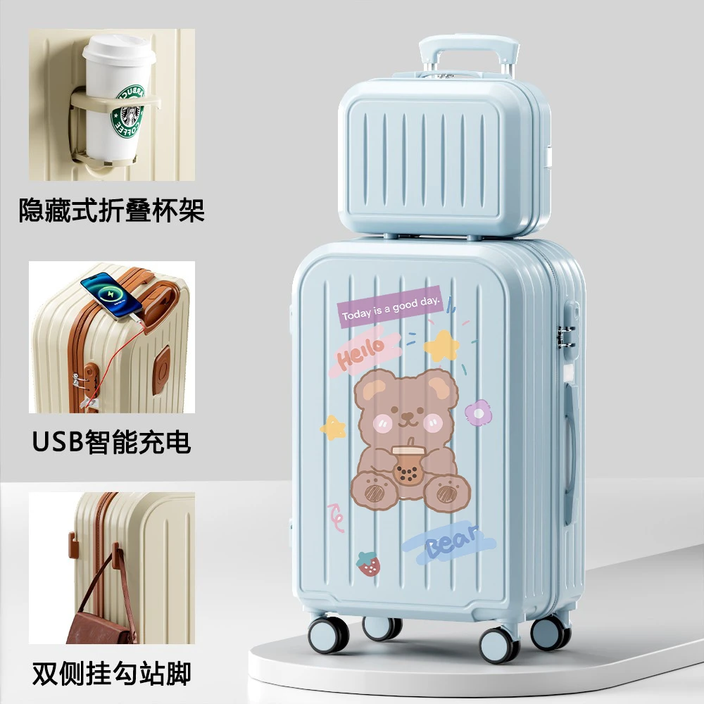 可定制高颜值儿童行李箱女孩2024新款旅行箱可爱小型登机箱卡通男