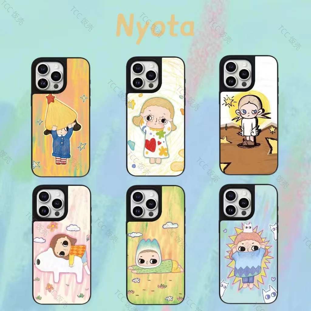 【玛特女孩】创意潮玩玛特手机壳nyota 适用苹果16promax15plus14p