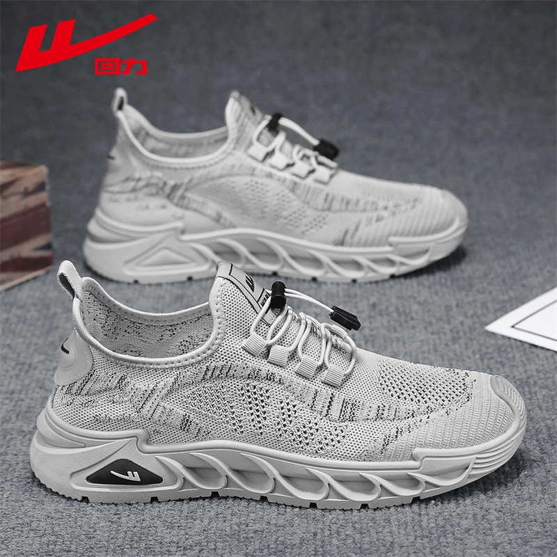 回力官方正版男鞋2024新款休闲百搭低帮运动鞋男士透气防臭网面鞋