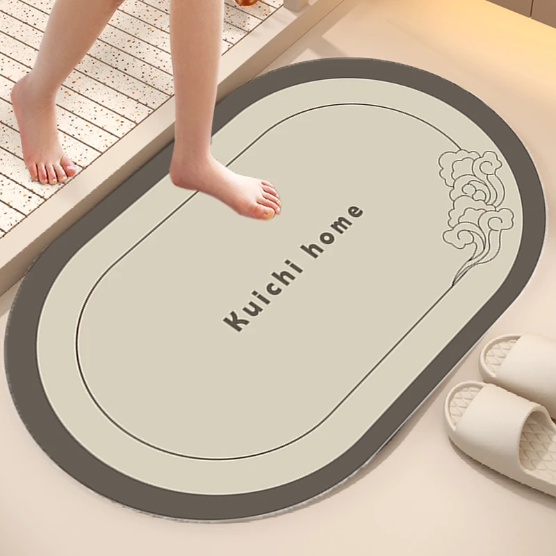 入户地垫浴室吸水防滑强门口垫子硅藻泥脚垫吸水浴室吸水地垫