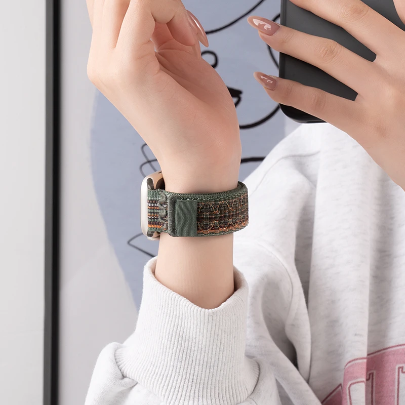 适用iwatch9表带苹果S10手表applewatch8/SE运动耐克苹果手表表带