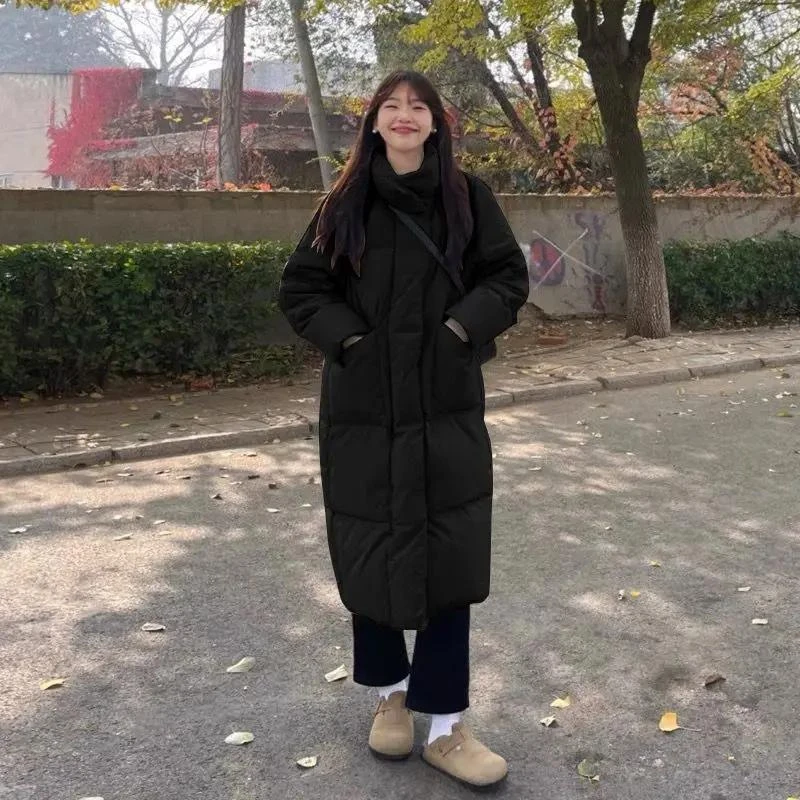 爆款羽绒服女冬季外套羽绒衣羽绒袄新款长款面包服同羽绒棉羽绒棉