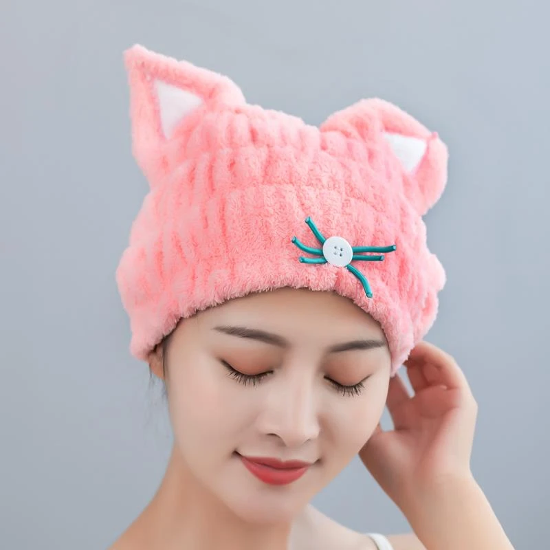 干发帽女超强吸水速干2023新款可爱包头巾干发巾洗头免吹干发帽