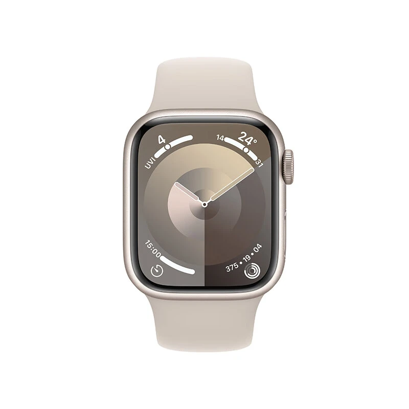 Apple/苹果Apple Watch Series 9 原装智能手表41mm运动版-星光色