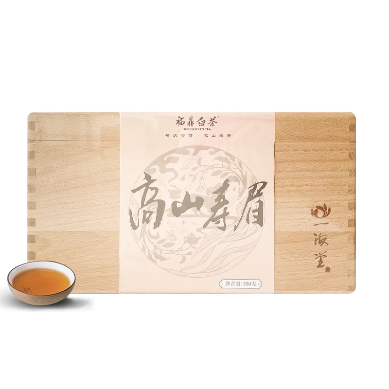 一海堂福鼎白茶臻品-高山寿眉（2017年 350g）