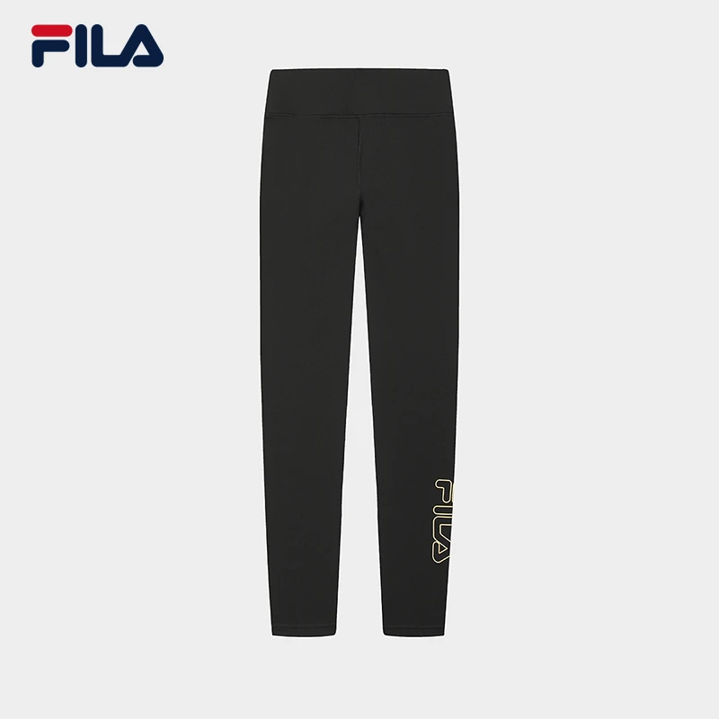 Fila/斐乐2024新款针织打底裤弹力瑜伽裤修身百搭运动F11W519602F