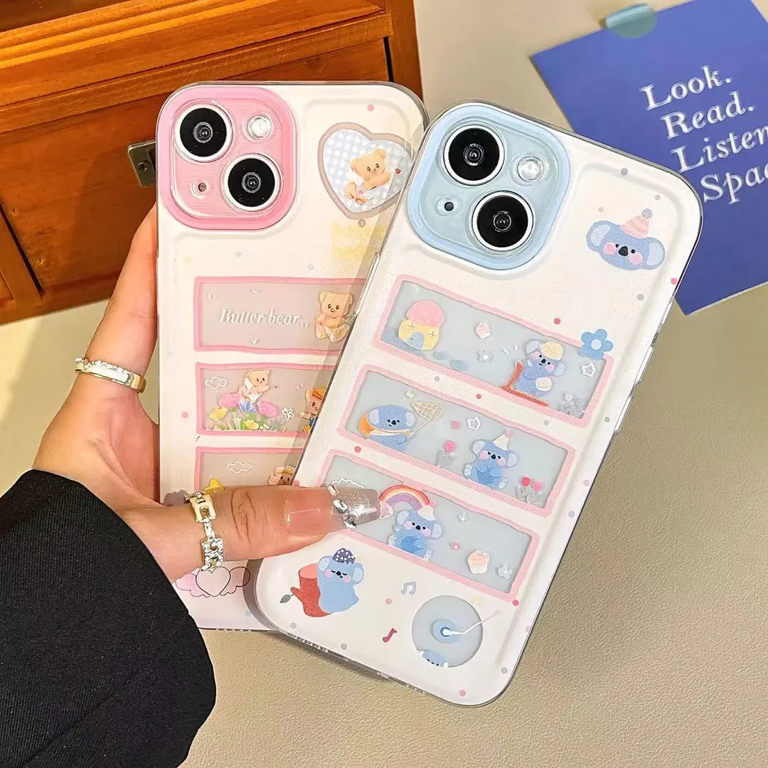 趣味考拉小熊适用华为vivo小米oppo荣耀苹果15手机壳iPhone13创意