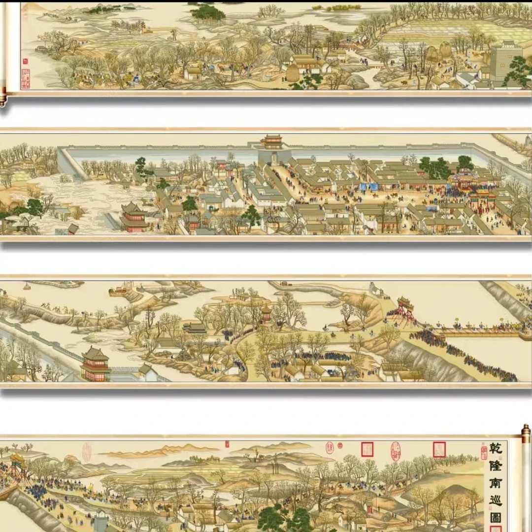 〖国庆亏本宠粉〗十字绣乾隆南巡图全景68色