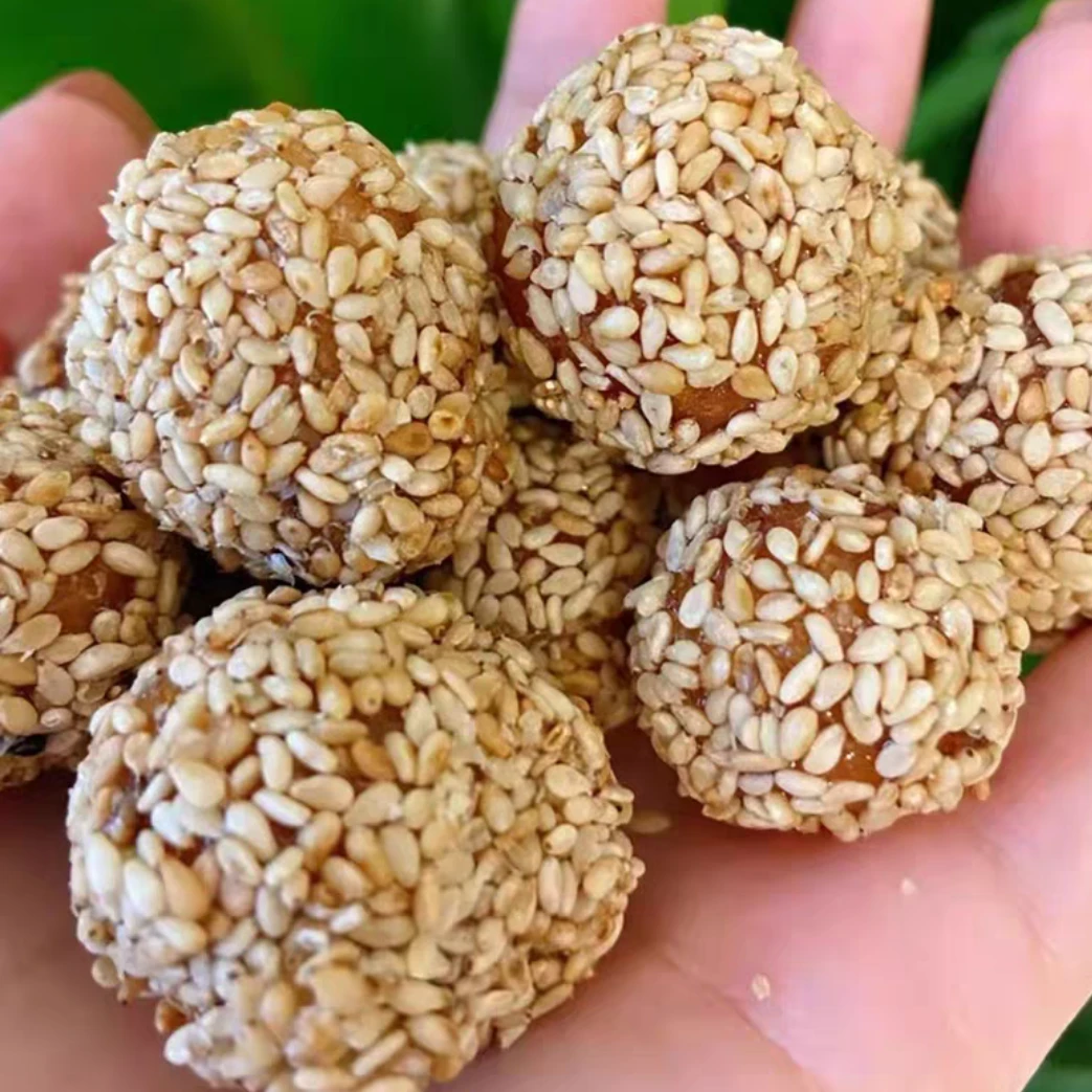 浓香美味麻球儿时怀旧零食传统手工松脆麻球