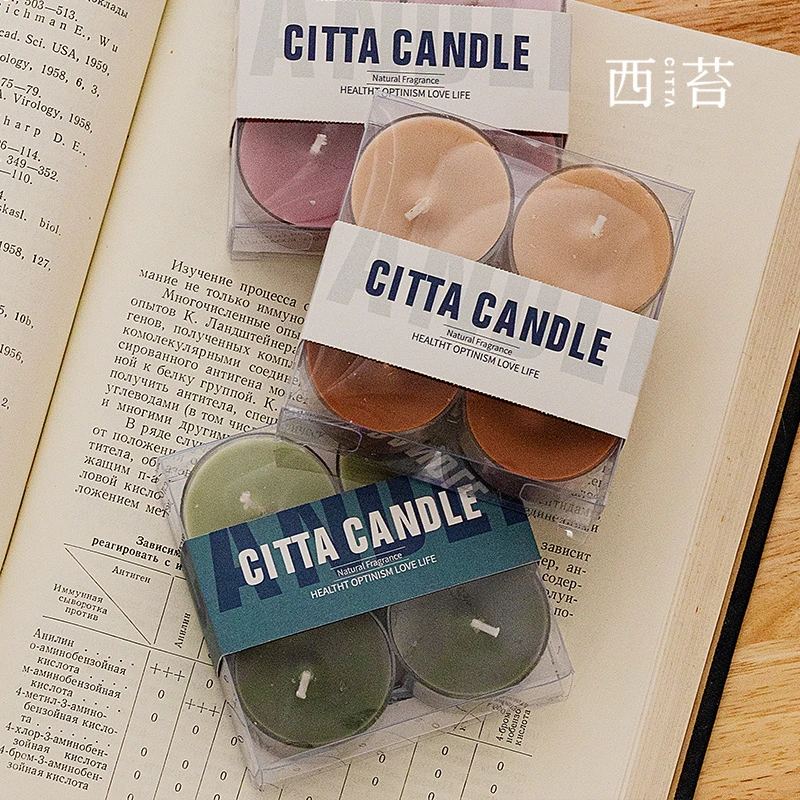 CITTA/西苔经典香薰蜡烛无烟茶蜡生日求婚大豆蜡浪漫香氛D9999