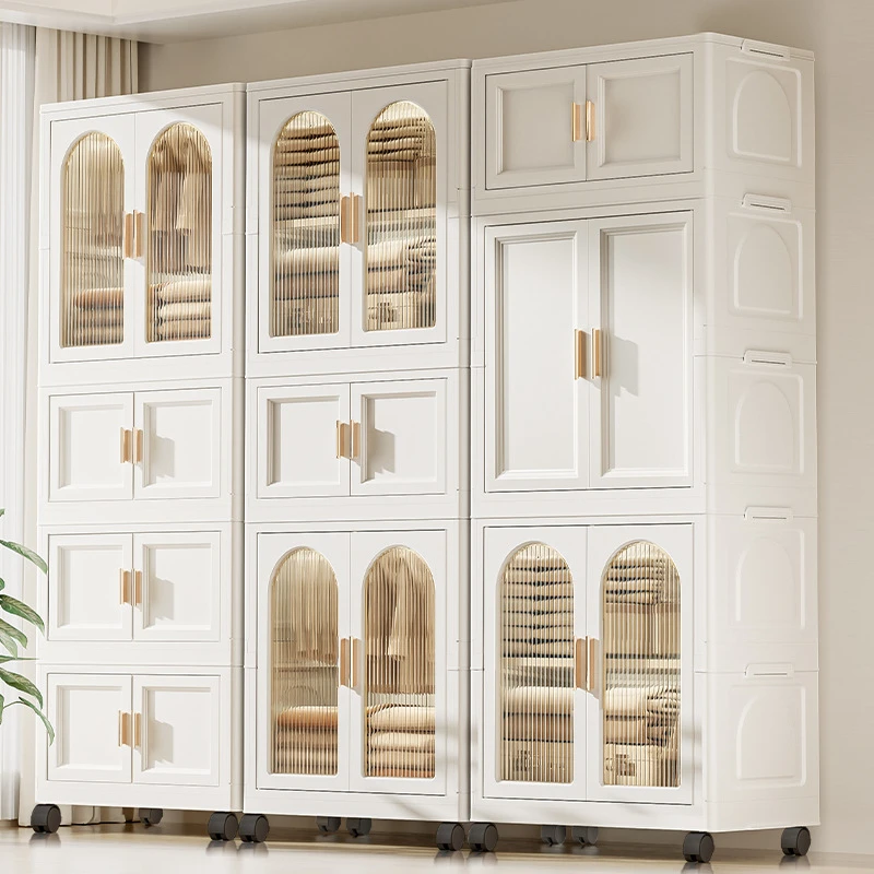 儿童成人宝宝衣柜婴儿收纳柜免安装家用整理箱衣服储物儿童小衣橱