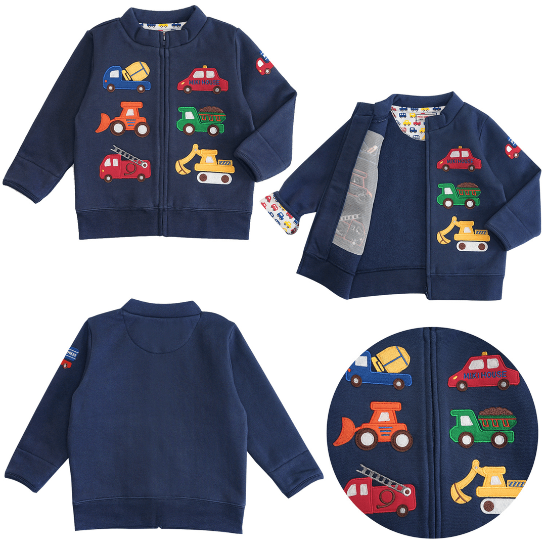 BW20143儿童汽车集合拉链外套