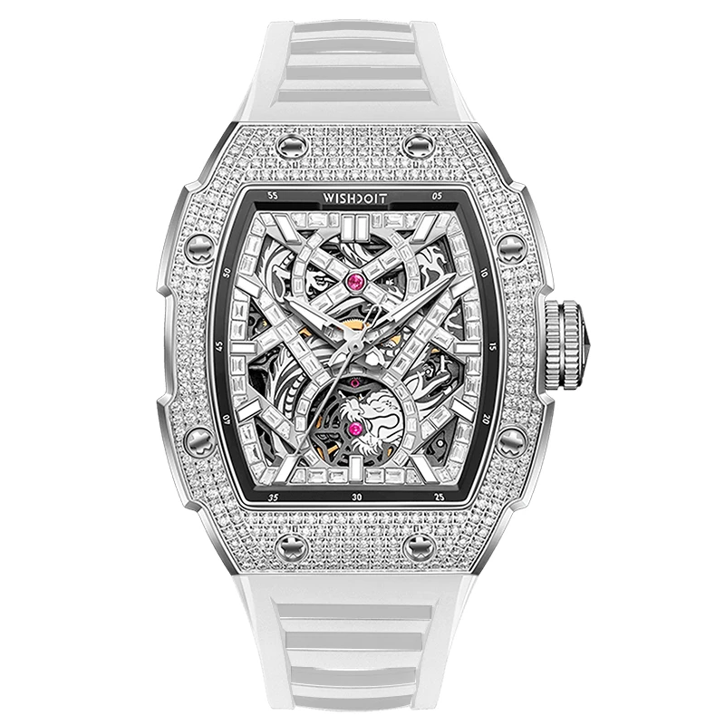 【顶奢限定】理查二世- 海王系列满钻酒桶机械表WISHDOIT