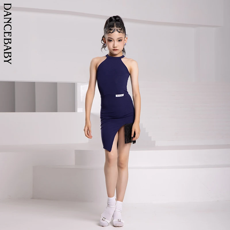 dancebaby拉丁舞服练功服2022拉丁舞衣新款网红套装连衣裙DAS316