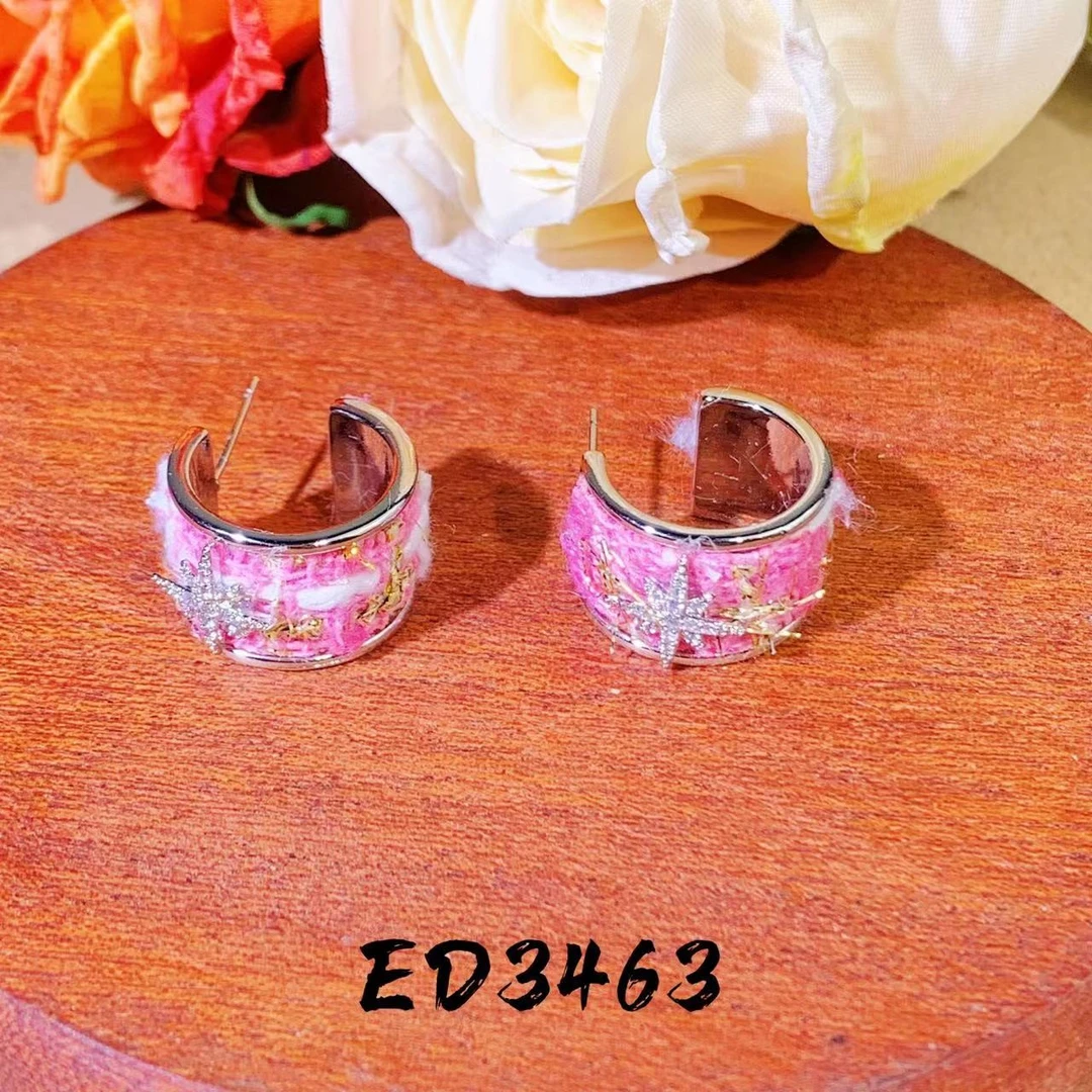 铜合金耳饰 气质轻奢时尚百搭复古简约小众甜美ed3463