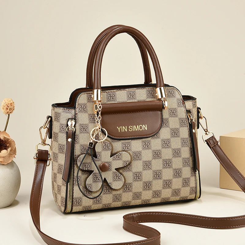 大容量女包手提包2025冬季新款韩版时尚水桶包百搭大气单肩斜挎包