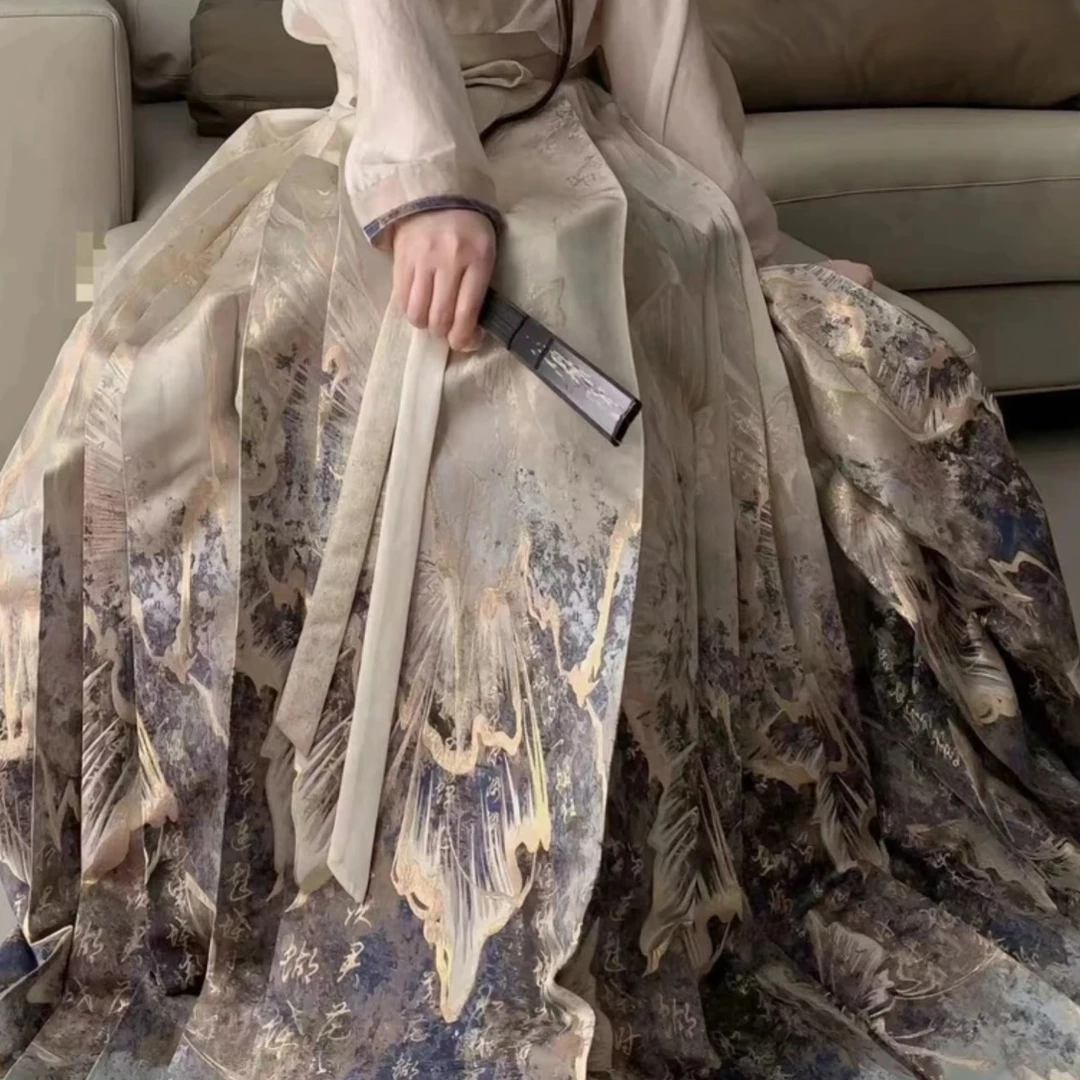 沐瑶汉服马面裙003