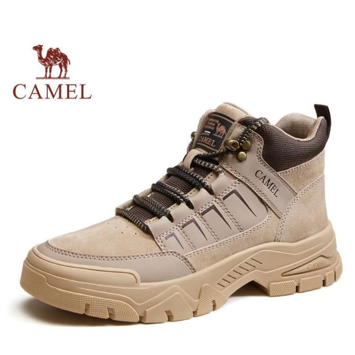 CAMEL/骆驼【破圈】男鞋2025沙漠靴高帮复古美式工装靴G13W076018