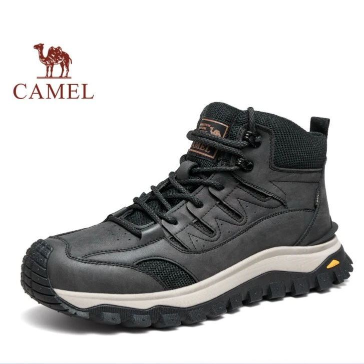 CAMEL/骆驼工装鞋2025夏季新款户外运动登山鞋男高帮鞋G13W342007