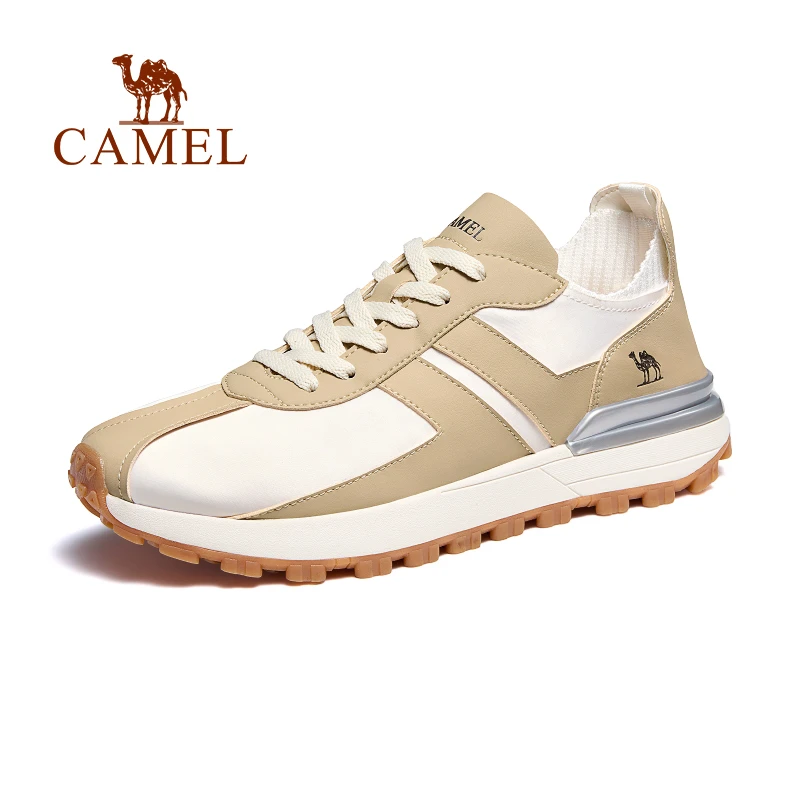 骆驼男鞋2024春季新款运动鞋透气吸湿排汗时尚休闲鞋G13S380041