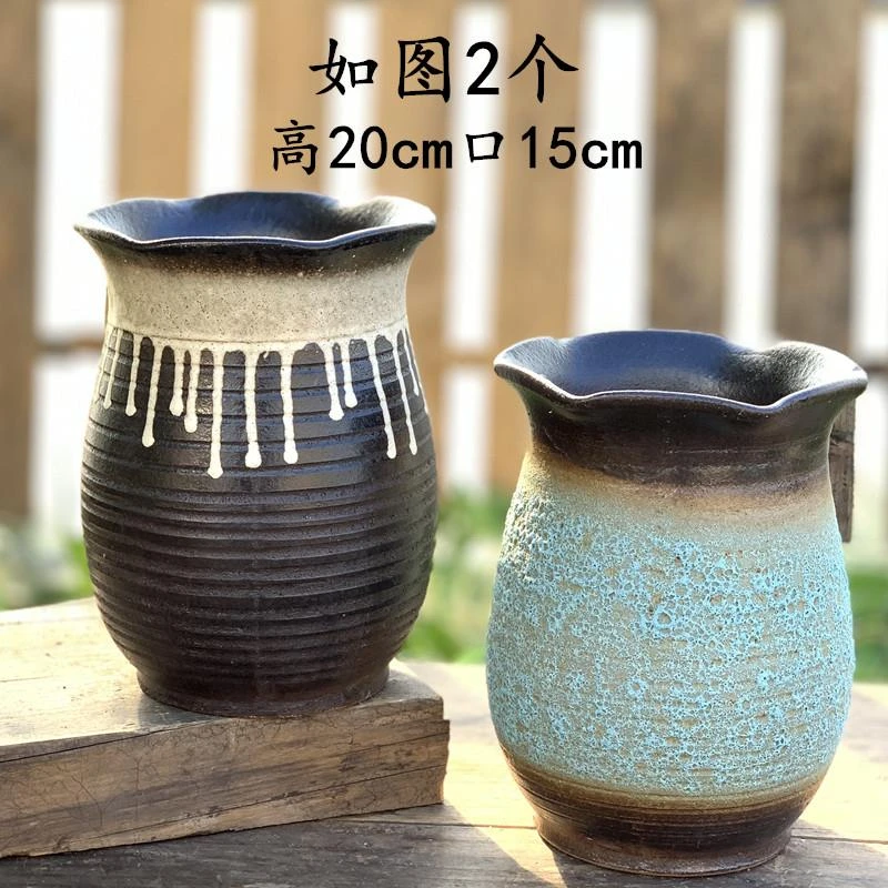 高桩组合多肉花盆陶瓷简约