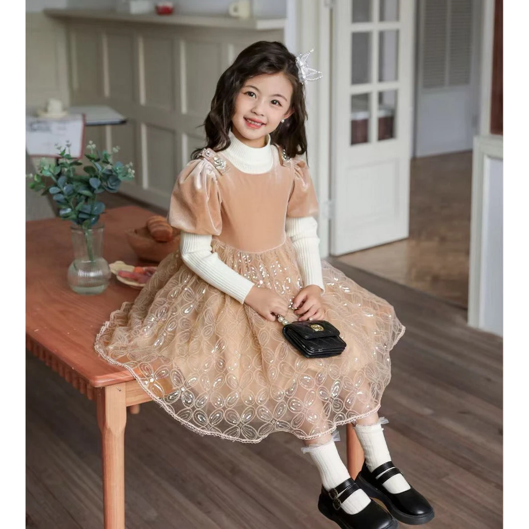 韩版女童时尚连衣裙