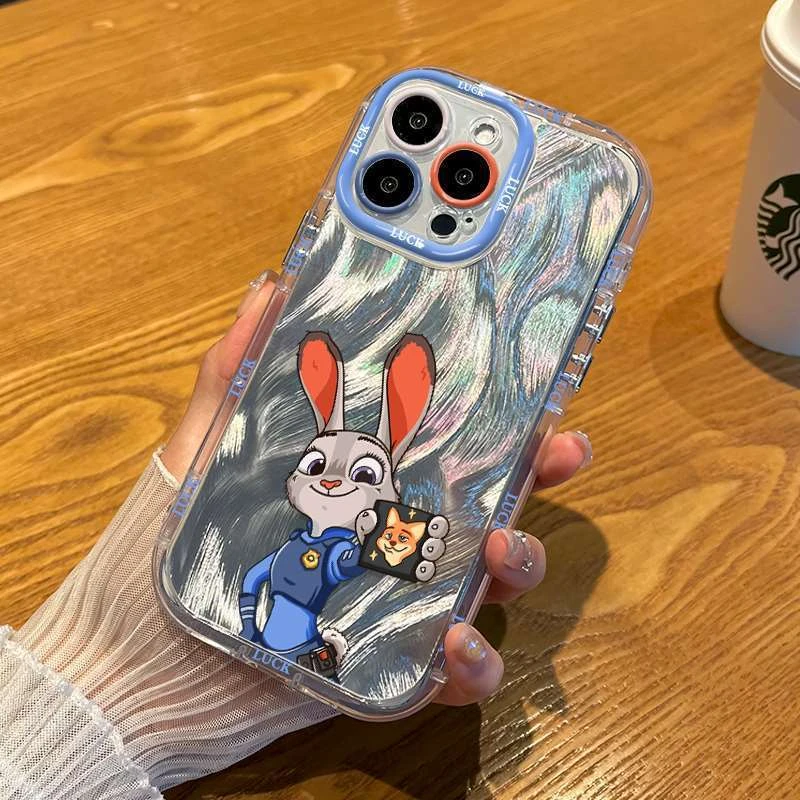 动物朱迪适用于苹果15pro手机壳高颜值防摔iphone14小众网红爆款