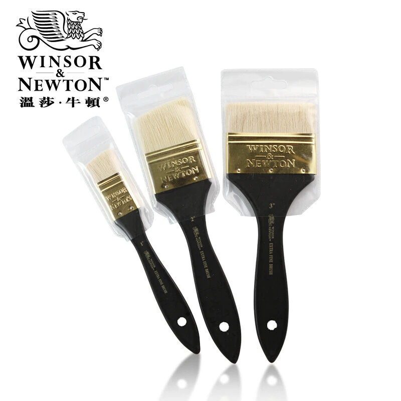 温莎牛顿油画刷猪鬃画笔刷 水彩 水粉 丙烯板刷墙绘笔刷 刷子