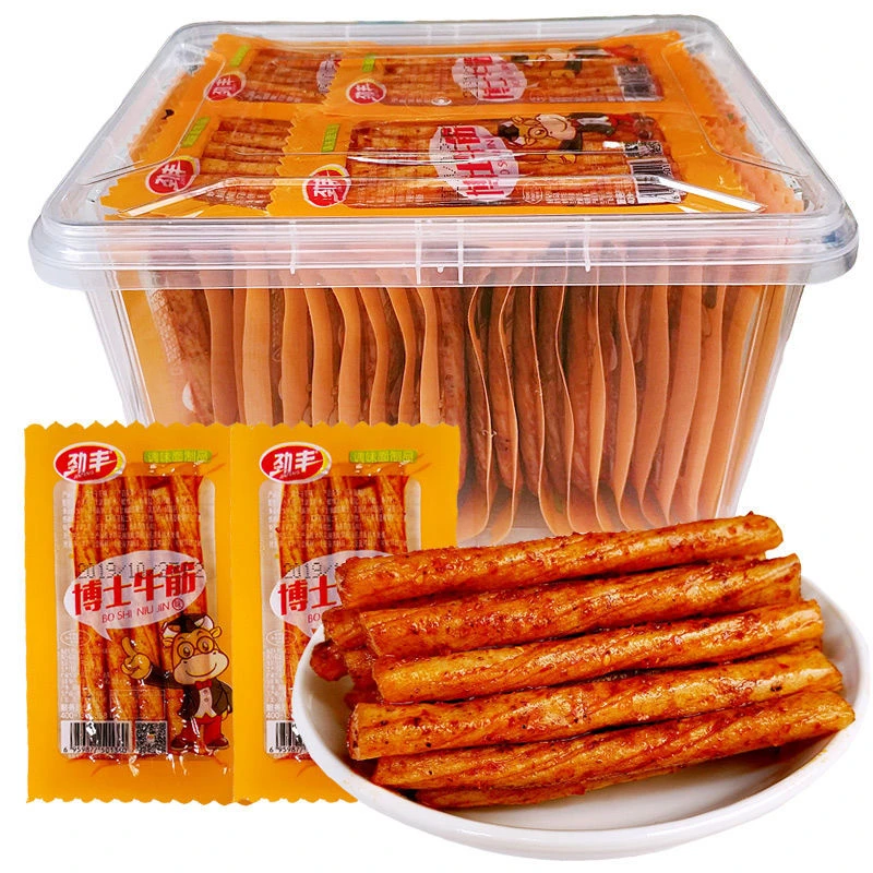 牛筋辣条小零食休闲食品网红小吃90后怀旧麻辣素牛筋老式经典香辣