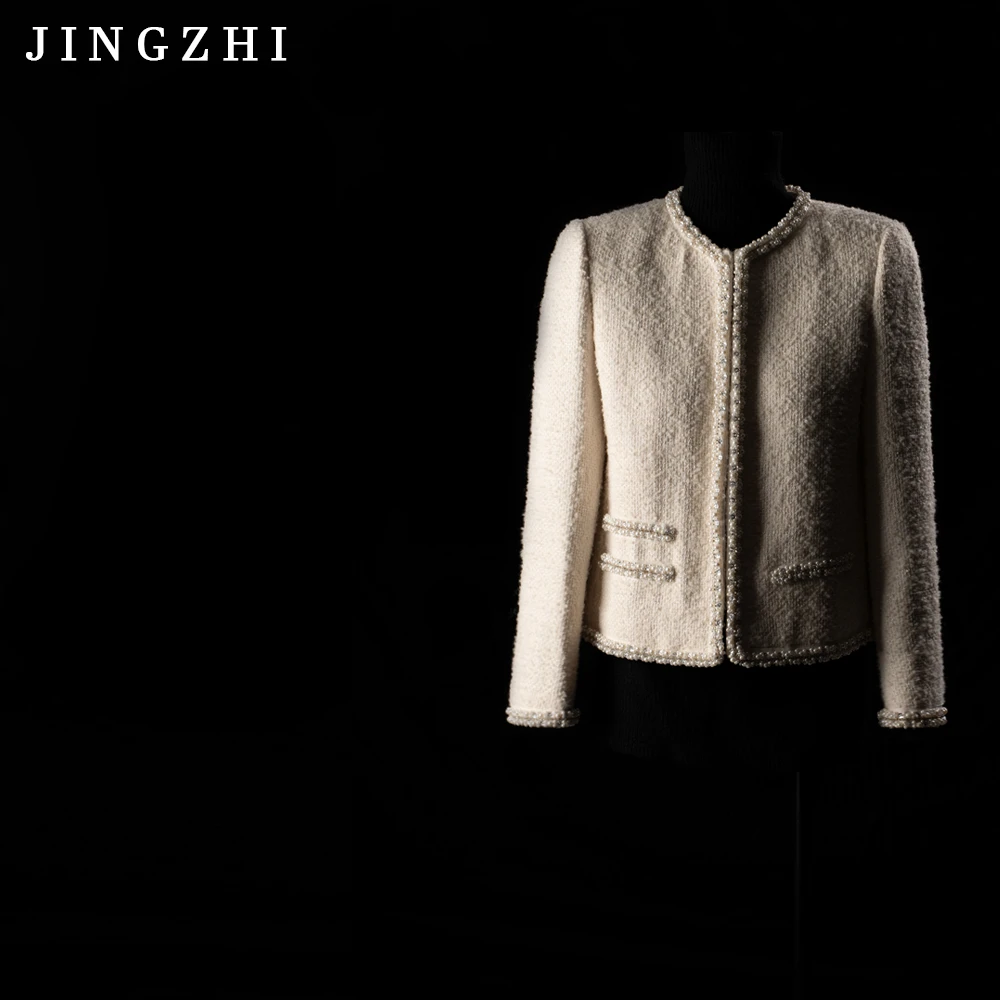 精织 【珠光宝气】法式小香风上衣女外套轻奢气质重工粗花呢JZ0020
