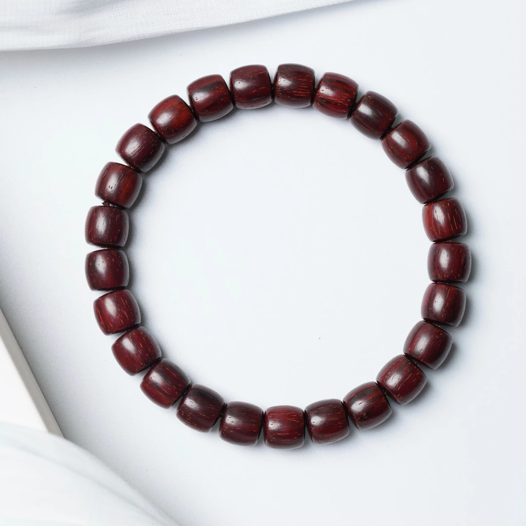 泷见堂出品  小叶紫檀7mm直切 手工干磨