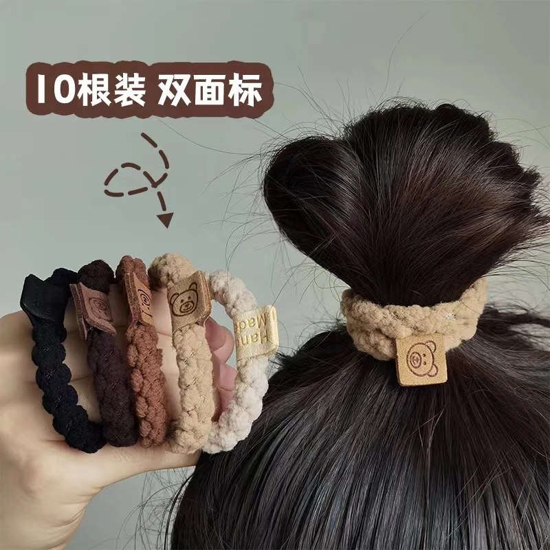 丸子头发圈弹力绳皮筋韩版高档头绳女成人网红新款皮筋