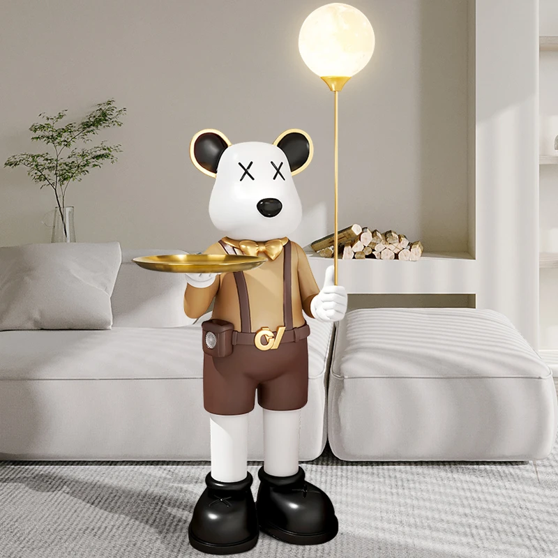 轻奢网红款暴力熊超大号一米六蓝牙音响入户乔迁新店开业落地摆件