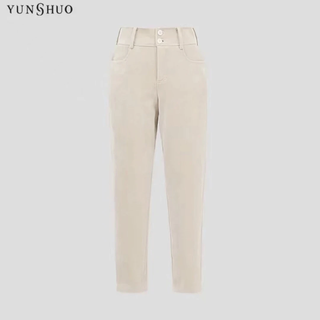 【允硕】雪尼尔烟管裤