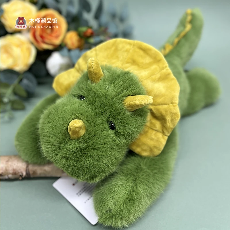 正版趴款三角龙毛绒玩偶软萌治愈背宝系列公仔送儿童男友生日礼物