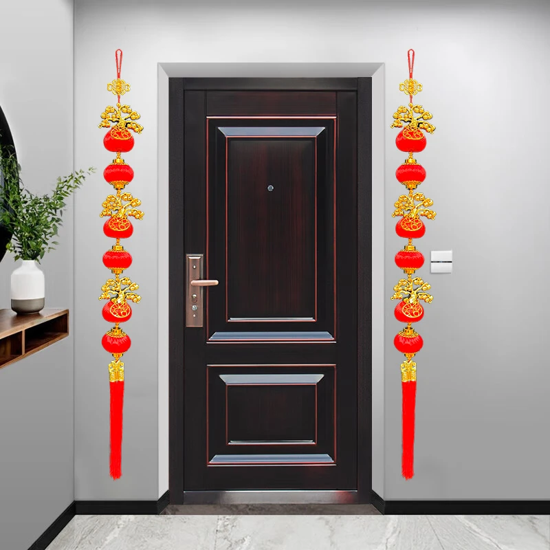 【发财树一对装】2025年精致新年春节乔迁新居客厅玄关室内灯笼挂件