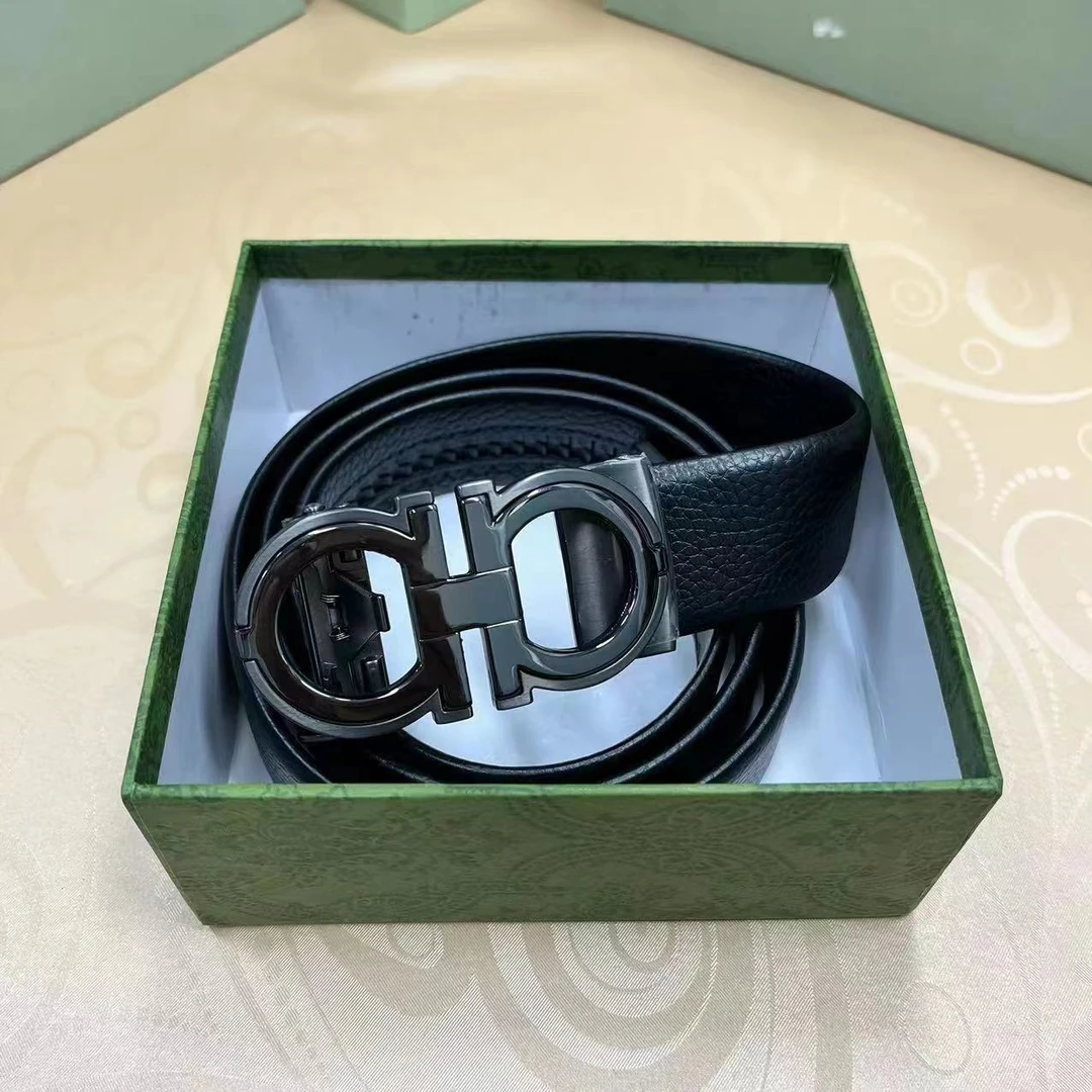 003 新款男士皮带自动扣青年腰带商务休闲年轻人牛皮裤带