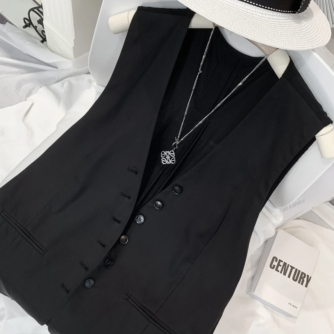 【凌姐优选】韩版洋气马甲短款潮流百搭款W220690