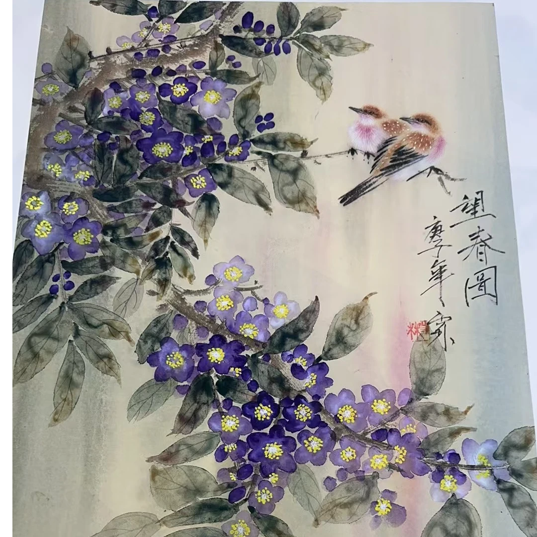 中国民间传统艺术-四开三SKS-WCT-5-5000-望春图