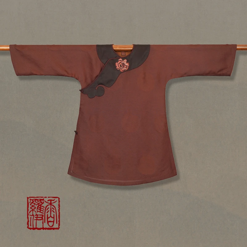 香罗伊【素锦】中式传统偏襟上衣