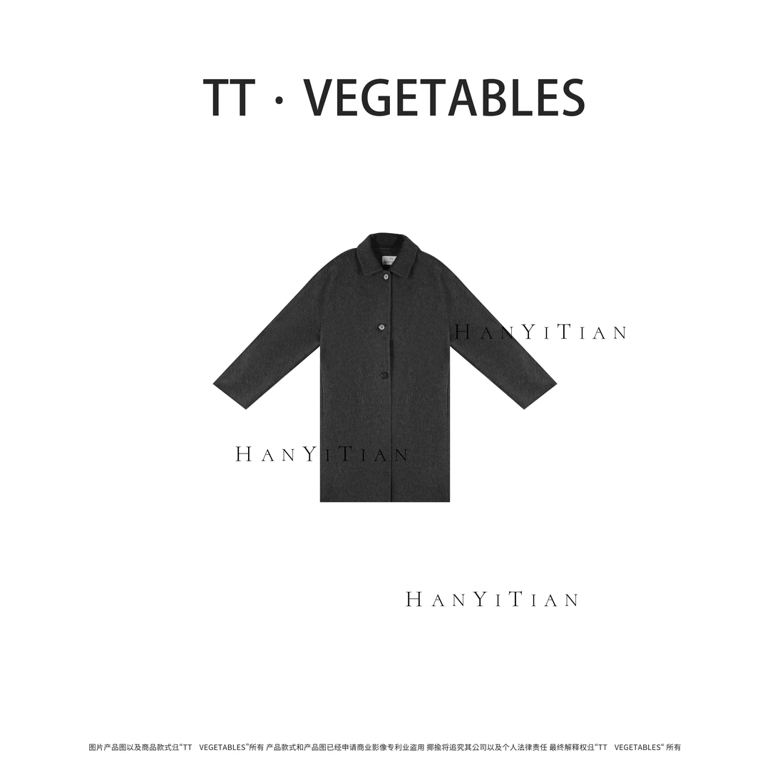 雪落升级款 大衣宽松轻奢长款暖毛呢冬季925726