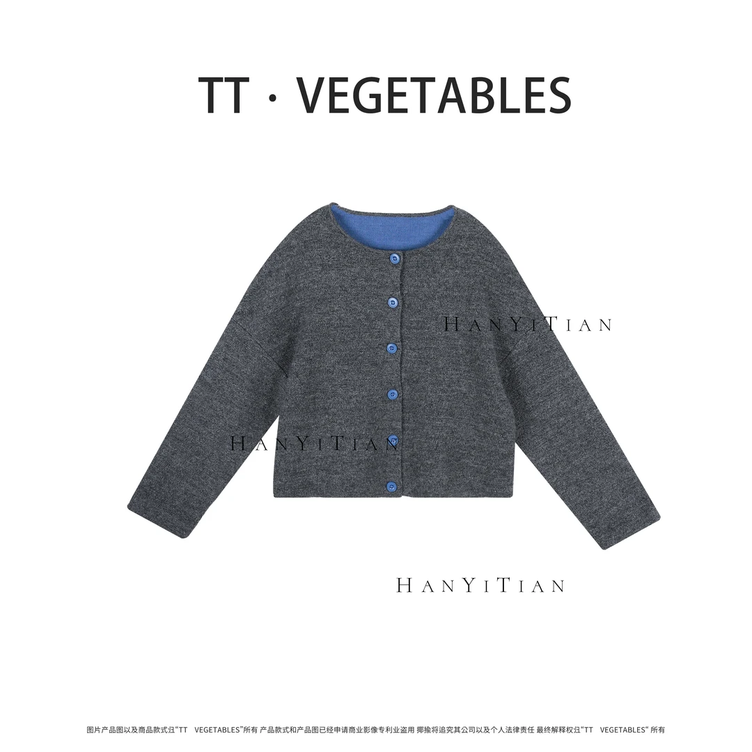 陌言  针织衫宽松春新款毛衣复古女923892