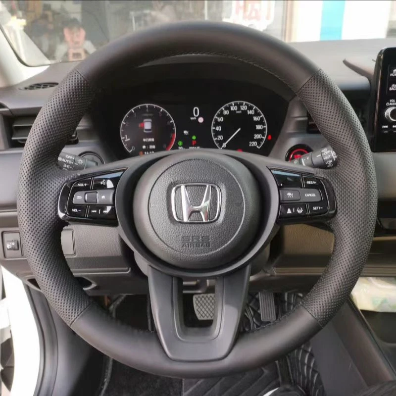 适用于2023款本田e:NS1缤智ZRV致在XRV极湃1皓影专用手缝方向盘套